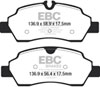 EBC ud1775 | 15+ Ford Transit 2.2 TD Ultimax2 Rear Brake Pads; 2015-2023 Alternate Image 4