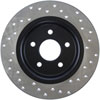 Stoptech 128.39039R | StopTech Volvo C30 Sport Cryo Cross Drilled Rotor, Rear Right; 2007-2013 Alternate Image 5