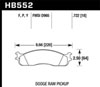 Hawk Performance HB552P.722 | Hawk Super Duty Street Front Brake Pads Alternate Image 1