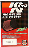 K&N Engineering rc1894 | K&N Filter Universal Clamp-On Filter 2 1/16in Flange / 3in OD / 3in H - Box of 4 Alternate Image 2