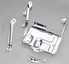 Rugged Ridge 11132.01 | 76-86 Jeep CJ Stainless Steel Battery Tray Kit; 1976-1986 Alternate Image 2