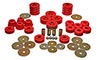 Energy Suspension 3.4105r | 73-95 K5 Blazer Red Body(cab) Mount Set; 1973-1995 Alternate Image 1