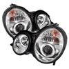 SPYDER 5011305 | Spyder Mercedes Benz W210 E-Class Halo Projector Headlights - Chrome - (PRO-YD-MBW21099-HL-C); 2000-2002 Alternate Image 1