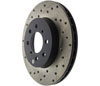 Stoptech 128.40021R | StopTech Honda Fit Sport Cryo Cross Drilled Rotor, Front Right; 2007-2014 Alternate Image 4