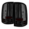 SPYDER 5014962 | Spyder GMC Sierra 3500 1500/2500/3500HD Denali (Not fit Dually 4 Rear Wheels) LED Tail Lights - Smoke - (ALT-YD-GS07-LED-SM); 2007-2012 Alternate Image 2