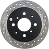 Stoptech 127.40017L | StopTech Honda CRX Sport Drilled/Slotted Rotor, Rear Left; 1990-1991 Alternate Image 3