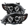 SPYDER 5032515 | Spyder Toyota Corolla DRL LED Projector Headlights - Black - (PRO-YD-TC09-DRL-BK); 2009-2010 Alternate Image 2