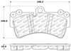 Stoptech 309.09770 | StopTech Sport Brake Pads Volkswagen Touareg 350mm Front Disc, Front; 2004-2010 Alternate Image 2