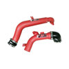 Injen SES1900ICPWR | Nissan Juke 1.6L Turbo (Inc. Nismo) Upper intercooler piping, with BOV and sensor flanges, clamps and silicone hoses, Wrinkle Red; 2011-2014 Alternate Image 1