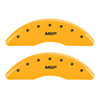 MGP 34213FMGPYL | MGP 2 Caliper Covers Engraved Front MGP Yellow Finish Black Characters 2004 GMC Canyon; 2004-2005 Alternate Image 3