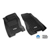 Rugged Ridge dmc-12920.27 | Floor Liner Front Black 1999-2004 Jeep Logo Grand Cherokee WJ; 1999-2004 Alternate Image 2