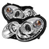 SPYDER 5038029 | Spyder Mercedes Benz CLK Halo DRL LED Projector Headlights - Chrome - (PRO-YD-MBCLK03-DRL-C); 2003-2009 Alternate Image 1