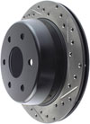 Stoptech 127.66041L | StopTech GMC Sierra 1500 Classic Sport Drilled/Slotted Rotor, Rear Left; 2007-2007 Alternate Image 4