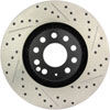 Stoptech 127.33096L | StopTech Audi S4 Sport Drilled/Slotted Rotor, Front Left; 2000-2002 Alternate Image 1