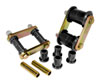 Prothane 4-1010-BL | 60-74 Chrysler B & E Body HD Spring & Shackles Bushings - Black; 1960-1974 Alternate Image 1