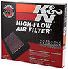 K&N Engineering 332325 | K&N 04-06 Suzuki Verona L6-2.5L Drop In Air Filter Alternate Image 5