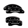 MGP 20139SVTCBK | 4 Caliper Covers Engraved Front & Rear Vtech Black finish silver ch; 2006-2008 Alternate Image 6