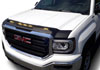 AVS 753075 | 2014-2018 GMC Sierra 1500 Aeroskin Low Profile Hood Shield w/ Lights - Black; 2014-2018 Alternate Image 8