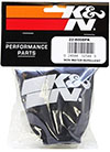 K&N Engineering 228008pk | K&N Universal Precharger Air Filter Wrap Black Alternate Image 3