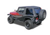 Rampage 109435 | 1992-1995 Jeep Wrangler(YJ) Frameless Soft Top Kit - Black Diamond; 1992-1995 Alternate Image 2