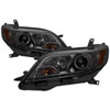 SPYDER 5083999 | Spyder Toyota Sienna Projector Headlights - Halogen Model Only - DRL LED - Smoke - (PRO-YD-TSEN11-DRL-SM); 2011-2014 Alternate Image 2