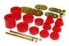 Prothane 7-103 | 67-72 GM Body Mount 12 Bushing Kit - Red; 1967-1972 Alternate Image 1