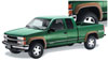 Bushwacker 40901-01 | 88-99 Chevy C1500 Extend-A-Fender Style Flares 4pc - Black; 1988-1999 Alternate Image 1