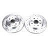 PowerStop jbr1514xpr | Power Stop 03-05 Kia Rio Front Evolution Drilled & Slotted Rotors - Pair; 2003-2005 Alternate Image 2