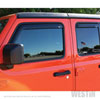 Westin 72-51499 | 2018-2019 Jeep Wrangler JL Unlimited Wade In-Channel Wind Deflector 4pc - Smoke; 2018-2024 Alternate Image 10