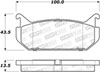 Stoptech 308.05840 | StopTech Street Brake Pads Mazda 626, Rear; 1993-2002 Alternate Image 1