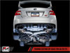 AWE Tuning 3015-42104 | Subaru STI VA / WRX GV / STI GV Sedan Touring Edition Exhaust - Chrome Silver Tip (102mm); 2011-2018 Alternate Image 1