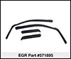 EGR 571895 | 2019 Chevy 1500 Double Cab In-Channel Window Visors - Matte Alternate Image 7