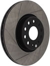 Stoptech 126.33098SR | StopTech Volkswagen Passat Sport Slotted Brake Rotor, Front Right; 2006-2015 Alternate Image 4