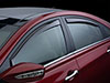 WeatherTech 82770 | 15+ Chrysler 200 Front and Rear Side Window Deflectors - Dark Smoke; 2015-2023 Alternate Image 3