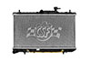 CSF 3285 | 03-06 Hyundai Accent 1.6L OEM Plastic Radiator; 2003-2006 Alternate Image 1