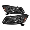 SPYDER 5010681 | Spyder Honda Accord 4Dr DRL LED Projector Headlights - Smoke - (PRO-YD-HA08-4D-HL-SM); 2008-2012 Alternate Image 1