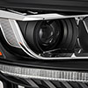 AlphaRex 880120 | 2019+ Ford Ranger PRO-Series Proj Headlights Plank Style Black w/Seq Signal/DRL; 2019-2022 Alternate Image 4