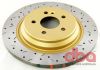 DBA 4553xs | 00-01 Mercedes-Benz ML430 163.172 Rear 4000 Series Drilled & Slotted Rotor Alternate Image 2