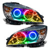 Oracle Lighting 7115-334 | Oracle 08-11 Mercedes Benz C-Class Pre-Assembled Headlights Chrome Housing ColorSHIFT w/o Controller; 2008-2011 Alternate Image 2