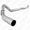 MBRP s6004plm | 01-07 Chevy/GMC 2500/3500 Duramax EC/CC PLM Series Exhaust 4in. Single Side (No Muffler) - Alum; 2001-2007 Alternate Image 1