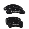 MGP 32002SMGPBK | MGP 4 Caliper Covers Engraved Front & Rear MGP Black finish silver ch; 2004-2008 Alternate Image 6