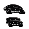 MGP 20206SHCRBK | 4 Caliper Covers Engraved Front Honda Engraved Rear CR-Z Black finish silver ch; 2011-2016 Alternate Image 7