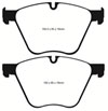 EBC dp32007c | 10-15 BMW X6 4.4 Twin Turbo Hybrid Redstuff Front Brake Pads; 2010-2015 Alternate Image 1