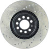 Stoptech 128.33062L | StopTech Audi TT Quattro Sport Cryo Cross Drilled Rotor, Front Left; 2000-2006 Alternate Image 3