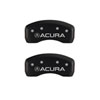 MGP 39012SACURD | 4 Caliper Covers Engraved Front & Rear Acura Red finish silver ch; 2013-2014 Alternate Image 3