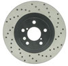 Stoptech 128.47018L | StopTech Subaru Outback Sport Cross Drilled Brake Rotor, Front Left; 2001-2005 Alternate Image 6