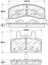 Stoptech 309.03700 | StopTech Sport Brake Pads Chevrolet C3500HD SRW, Front; 1991-1996 Alternate Image 1