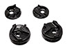 Energy Suspension 7.1112g | 02-03 Nissan Sentra/200SX Black Motor Mount Insert Set (w/ Spec V 2.5L engine man; 2002-2003 Alternate Image 2