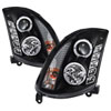 SPYDER 5011060 | Spyder Infiniti G35 2Dr DRL LED Projector Headlights - Black - (PRO-YD-IG35032D-DRL-BK); 2003-2007 Alternate Image 3