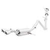 Mishimoto mmexh-fist-14rp | 14-16 Ford Fiesta ST 1.6L 2.5in Stainless Steel Resonated Cat-Back Exhaust w/ Polish Tips; 2014-2016 Alternate Image 2